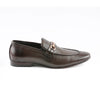 LE TORO Elegant Brown Dress Loafers with Gold Buckle