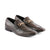 LE TORO Elegant Brown Dress Loafers with Gold Buckle