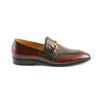 LE TORO Classic BrownLuxury Loafers with Metal Accent