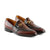 LE TORO Classic BrownLuxury Loafers with Metal Accent