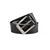 LE TORO Classic Black Casual Belt