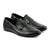 LE TORO Classic BlackLeather Penny Loafers