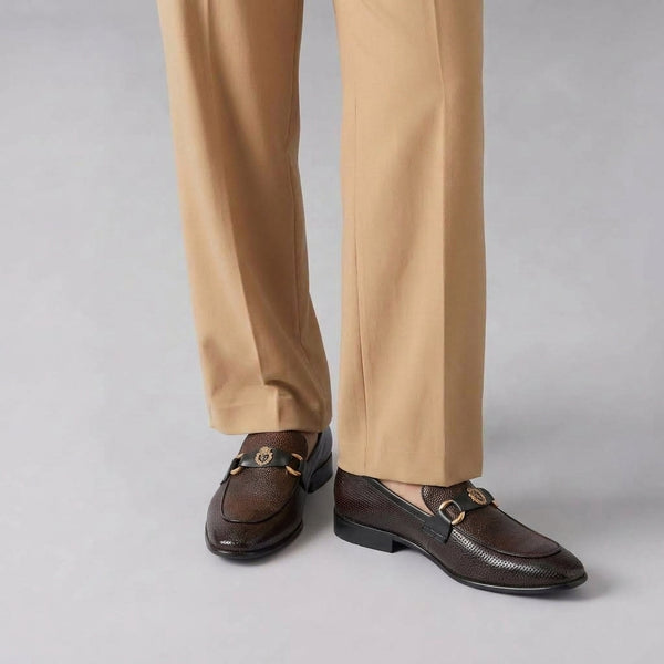 LE TORO Men's Classic Handcrafted Leather Loafers