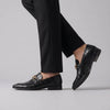 LE TORO Premium Large Scale Croc Textured Slip-On Shoes