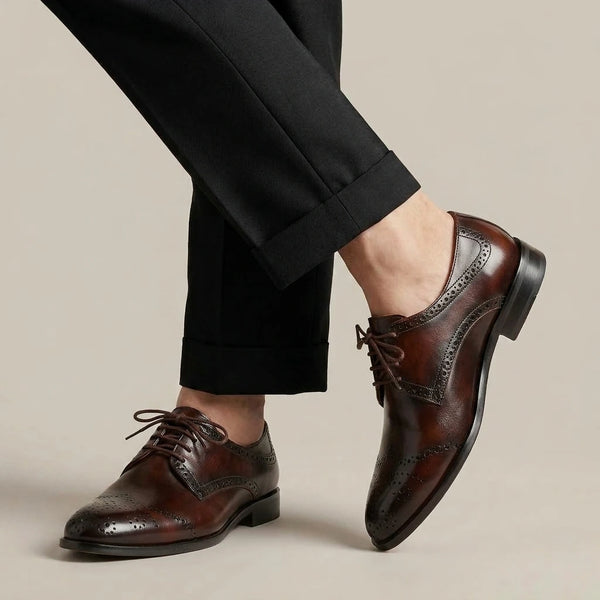 LE TORO Classic BrownFormal Derby and Brogue Shoes