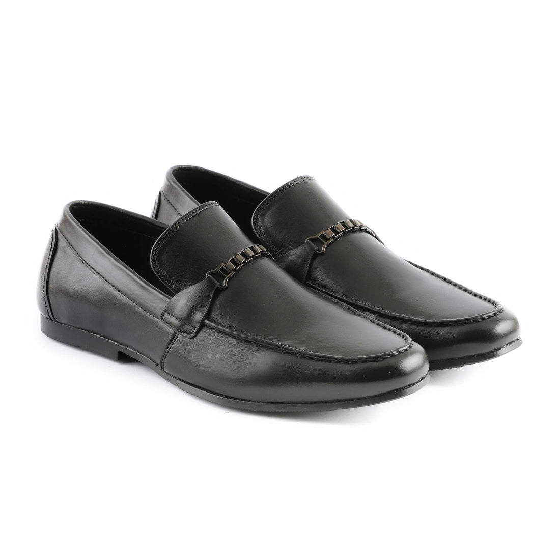 Premium Black Casual Leather Loafers – Comfort Meets Class