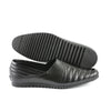 LE TORO Classic Black Stitched Pattern Casual Slip-On Shoes