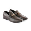 LE TORO Elegant Brown Dress Loafers with Gold Buckle