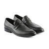 LE TORO Classic Black Formal Slip-On Shoes