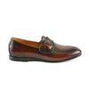 LE TORO Brown Brogue Penny Loafers for Men