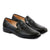LE TORO Premium Black Perforated Brogue Loafers