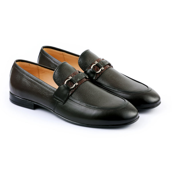 LE TORO Classic Black Men's Formal Loafers